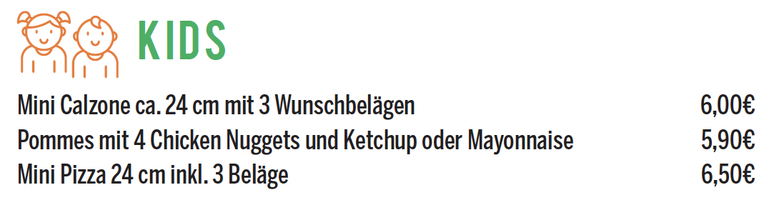 Kids PizzagartenSoltau